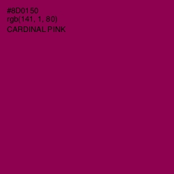 #8D0150 - Cardinal Pink Color Image