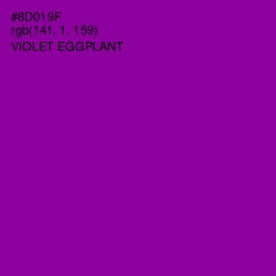 #8D019F - Violet Eggplant Color Image