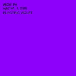 #8D01FA - Electric Violet Color Image