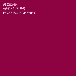 #8D0240 - Rose Bud Cherry Color Image