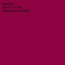 #8D0241 - Rose Bud Cherry Color Image