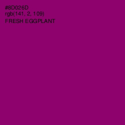 #8D026D - Fresh Eggplant Color Image