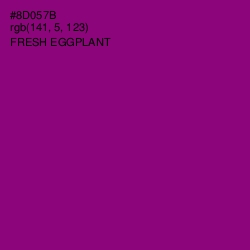 #8D057B - Fresh Eggplant Color Image