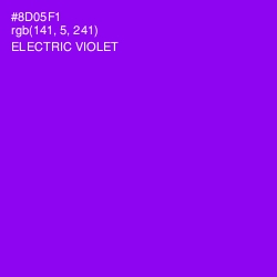 #8D05F1 - Electric Violet Color Image