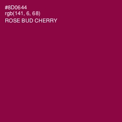 #8D0644 - Rose Bud Cherry Color Image