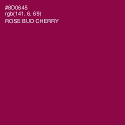 #8D0645 - Rose Bud Cherry Color Image