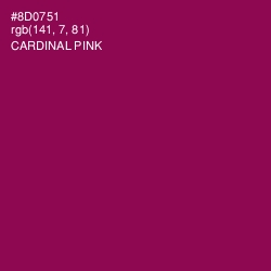 #8D0751 - Cardinal Pink Color Image