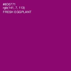 #8D0771 - Fresh Eggplant Color Image