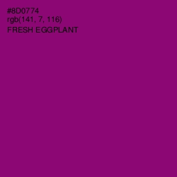 #8D0774 - Fresh Eggplant Color Image