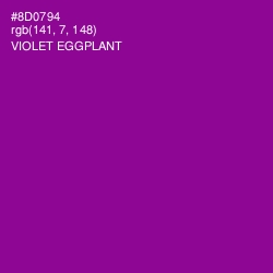 #8D0794 - Violet Eggplant Color Image