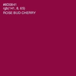 #8D0841 - Rose Bud Cherry Color Image