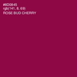 #8D0845 - Rose Bud Cherry Color Image