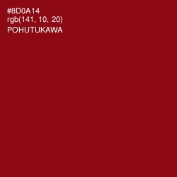 #8D0A14 - Pohutukawa Color Image