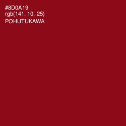 #8D0A19 - Pohutukawa Color Image