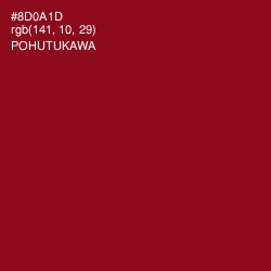 #8D0A1D - Pohutukawa Color Image