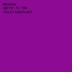 #8D0A94 - Violet Eggplant Color Image