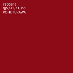 #8D0B16 - Pohutukawa Color Image