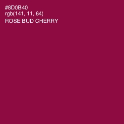 #8D0B40 - Rose Bud Cherry Color Image