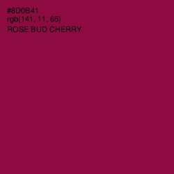 #8D0B41 - Rose Bud Cherry Color Image