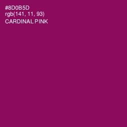 #8D0B5D - Cardinal Pink Color Image