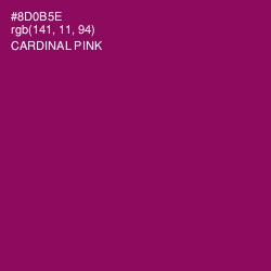 #8D0B5E - Cardinal Pink Color Image