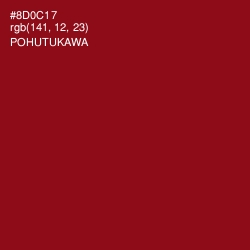 #8D0C17 - Pohutukawa Color Image