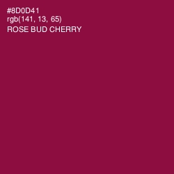 #8D0D41 - Rose Bud Cherry Color Image