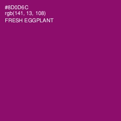 #8D0D6C - Fresh Eggplant Color Image