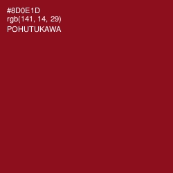 #8D0E1D - Pohutukawa Color Image