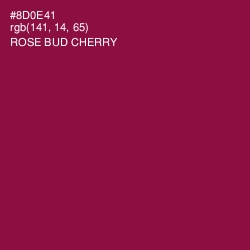 #8D0E41 - Rose Bud Cherry Color Image