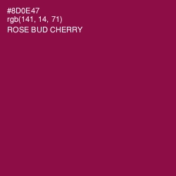 #8D0E47 - Rose Bud Cherry Color Image