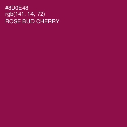 #8D0E48 - Rose Bud Cherry Color Image