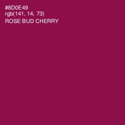 #8D0E49 - Rose Bud Cherry Color Image