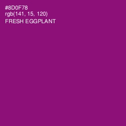 #8D0F78 - Fresh Eggplant Color Image