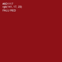 #8D1117 - Falu Red Color Image