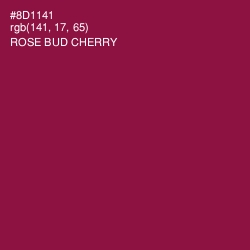 #8D1141 - Rose Bud Cherry Color Image