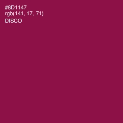 #8D1147 - Disco Color Image