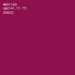 #8D114D - Disco Color Image