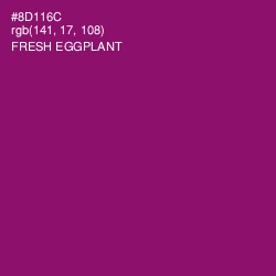 #8D116C - Fresh Eggplant Color Image