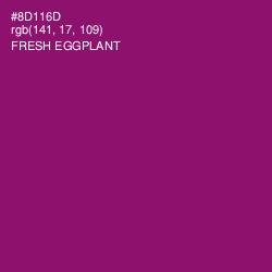 #8D116D - Fresh Eggplant Color Image