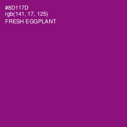 #8D117D - Fresh Eggplant Color Image