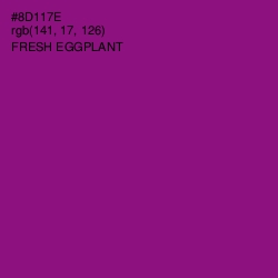 #8D117E - Fresh Eggplant Color Image