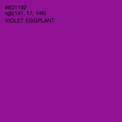 #8D1192 - Violet Eggplant Color Image
