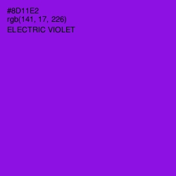 #8D11E2 - Electric Violet Color Image