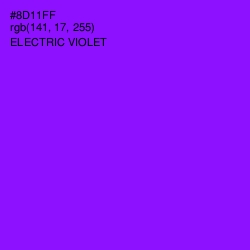 #8D11FF - Electric Violet Color Image