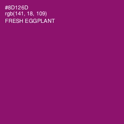 #8D126D - Fresh Eggplant Color Image