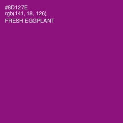 #8D127E - Fresh Eggplant Color Image