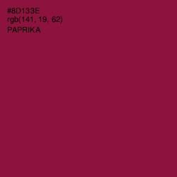 #8D133E - Paprika Color Image