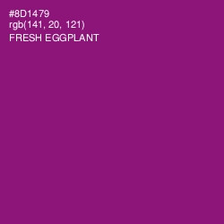 #8D1479 - Fresh Eggplant Color Image