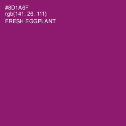 #8D1A6F - Fresh Eggplant Color Image